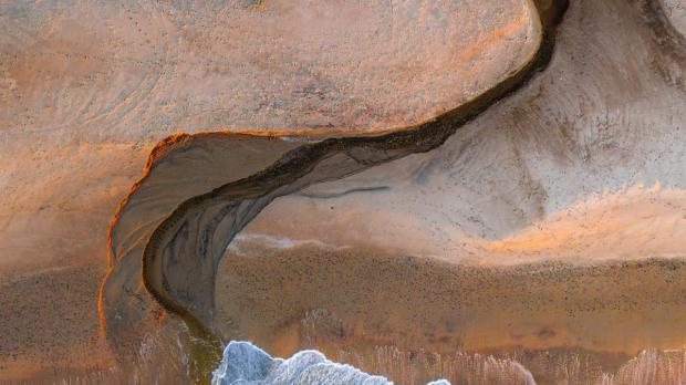 sand and waves